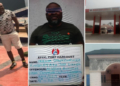 L-R: suspected internet fraud kingpin, Onwuzuruike Kingsley  Ikenna (a.k.a Nwanta Anayoeze Yonaracha), his fuel station and mansion