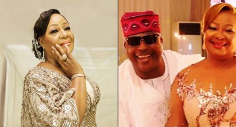 Shina Peters’ wife, Sammie declares that she can’t imagine life without him
