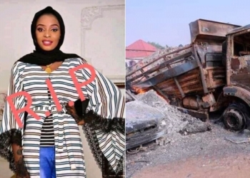 L-R: Fatima (victim), scene of attack