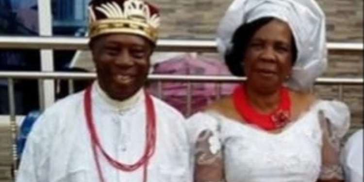 The Monarch and his wife