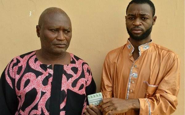 60-year-old fish-farmer, Muyiwa Otuyalo and son, Damilola Otuyalo