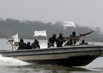 Unknown gunmen on boat
