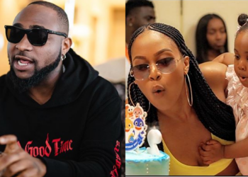 L-R: Davido, Amanda and Hailey