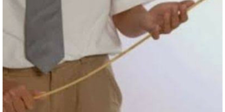 File Image: Teacher with whip