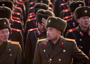 Depict of North Korea soldiers