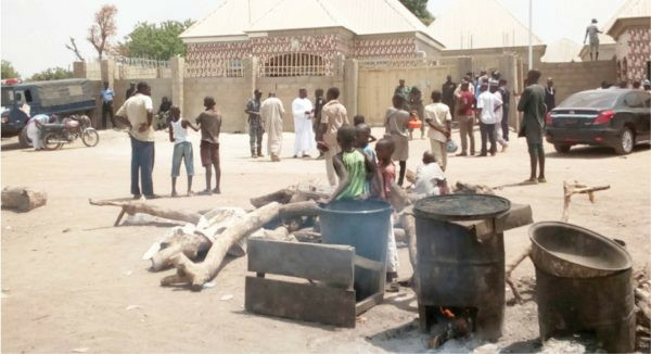 Front view of apartment Sanusi was banished to in Awe, Nasarawa