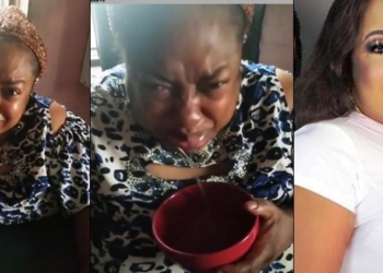 Actress Foluke Daramola takes herbs to prevent coronavirus