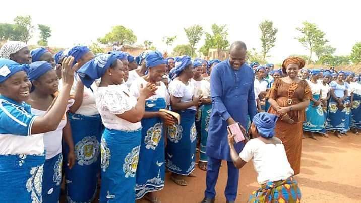 Group of church women spotted lying on the road in Benue, praying against Coronavirus