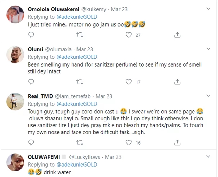 Adekunle Gold reveals his methods for coronavirus testing, fans react