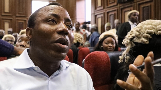 Sowore raises alarm on alledged plan by the Military to inject him with coronavirus