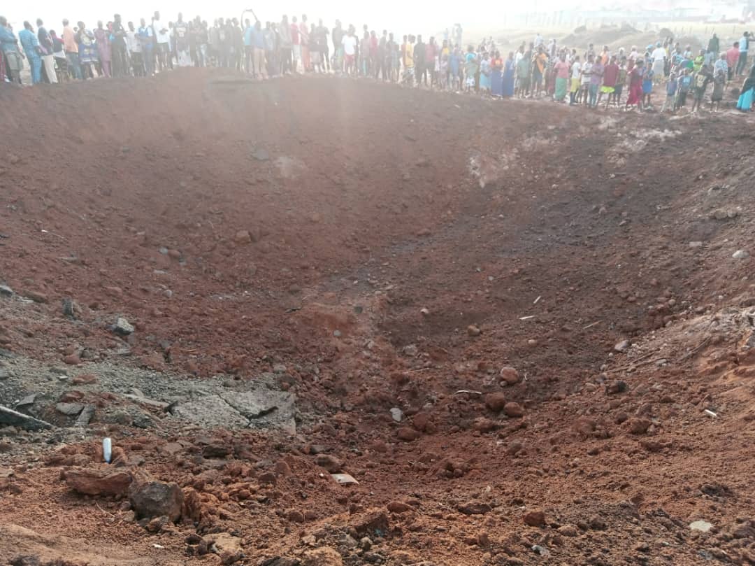 BREAKING: Explosion rocks Ondo, hundreds of buildings destroyed