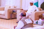 BREAKING: Presidency releases video of Buhari receiving Health Minister, NCDC DG