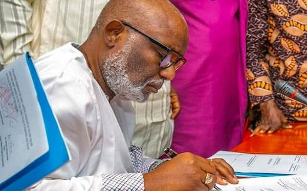 Akeredolu signs infectious disease law