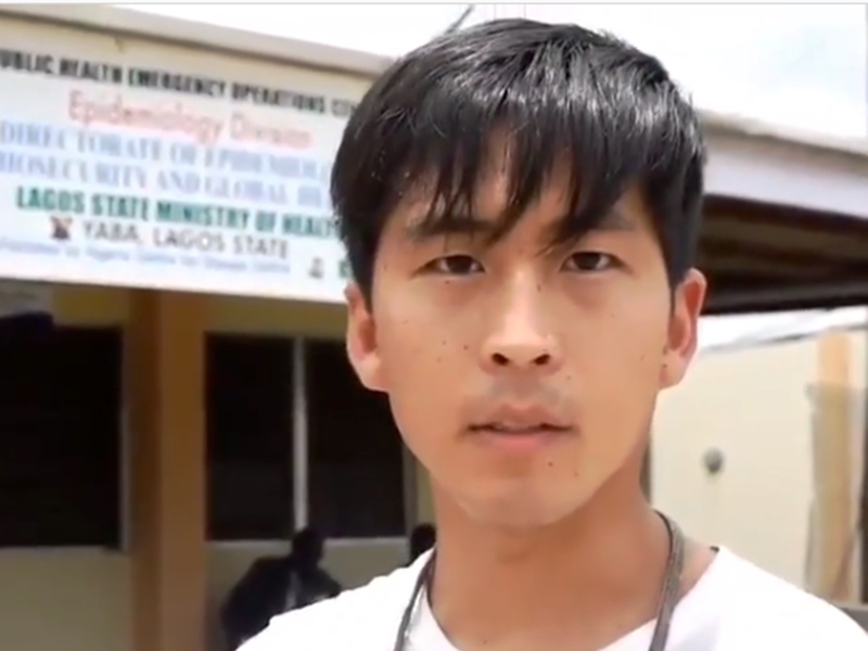 Asian Coronavirus survivor treated in Lagos, speaks after being discharged (video)