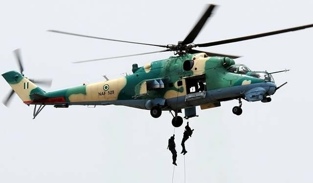 Scores killed as NAF helicopter bombards bandits hideouts in Niger