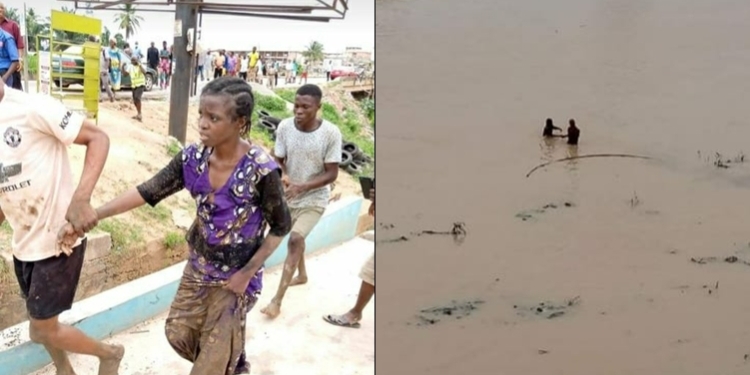 Woman jumps into Osun River over hunger caused by lockdown