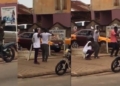 Coronavirus: Video shows moments a man slapped a soldier for punishing him