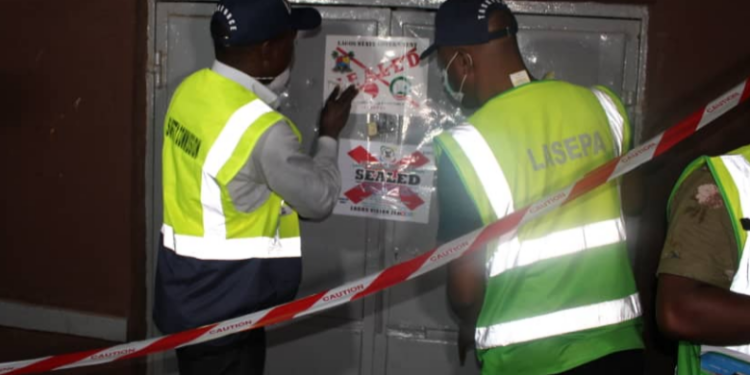 Jumia warehouse, chinese firm and hotel sealed for defying restriction order in Lagos