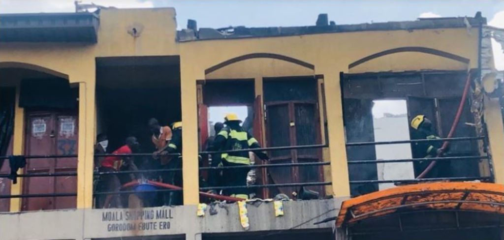 Fire guts Idumota Market in Lagos, LASEMA confirms
