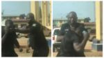 Police officer arrested for assaulting a ports worker who was picking up a friend in Lagos