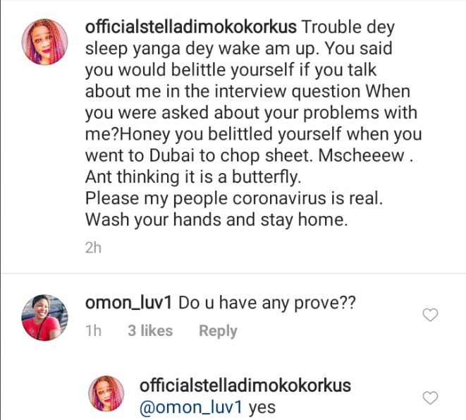 Uche Ogbodo mocks Tonto Dikeh as Stella Dimoko Korkus accuses her of eating poo in Dubai for money
