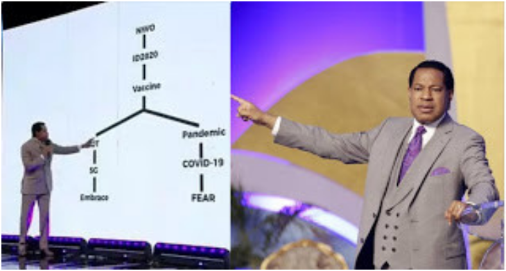 Pastor Chris Oyakhilome condemns 5G network, says it is part of the Antichrist's plan for a new world order