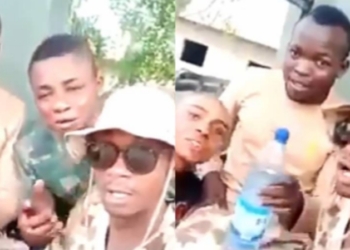Another video of soldiers threatening Warri residents for attacking soldiers emerges
