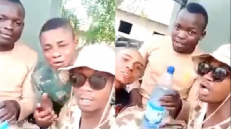 Another video of soldiers threatening Warri residents for attacking soldiers emerges