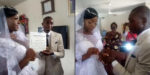Nigerian couple gets married in living room amidst covid-19 scare