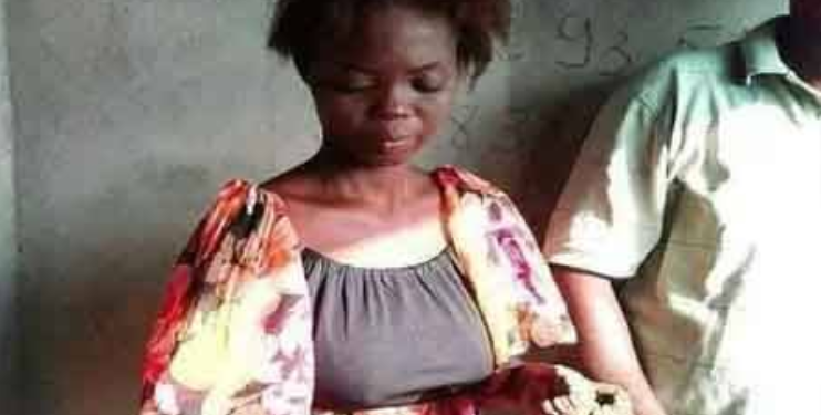 Single mother caught Burying her 3-months-old Baby alive, confesses