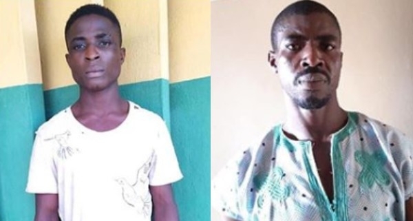 Police arrest two suspects for defiling minors and stealing panties in Anambra