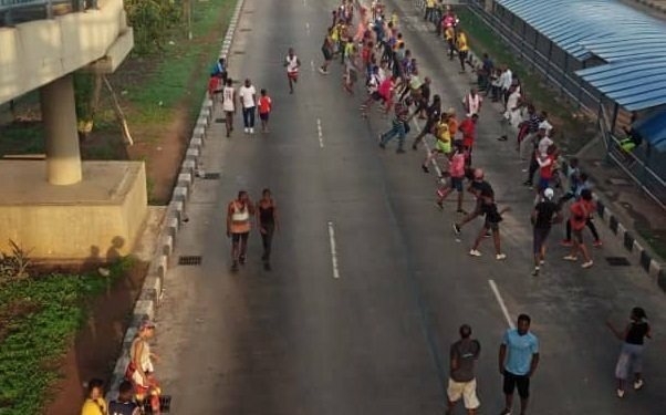 34 Lagos joggers bag 14-day quarantine