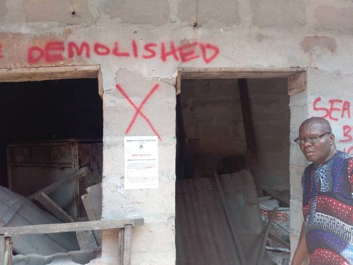 Building collapses and kills child in Onitsha