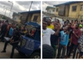 Naira Marley's fans defy lockdown, storm court to show support to him