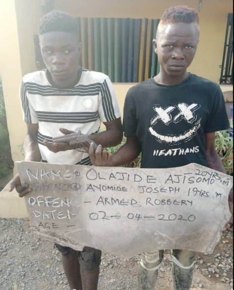 Two arrested for robbery in Ogun state