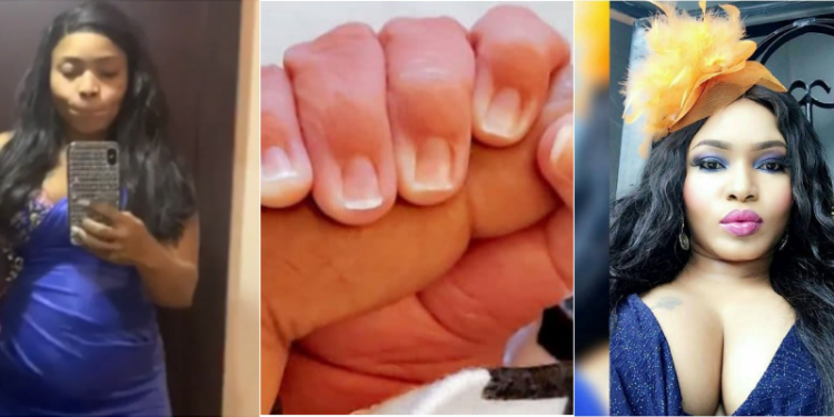 Actress Halima Abubakar shows off baby bump again amid online drama