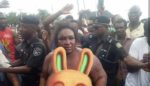 Female robber and accomplices stripped and disgraced after robbing along Benin-Auchi road