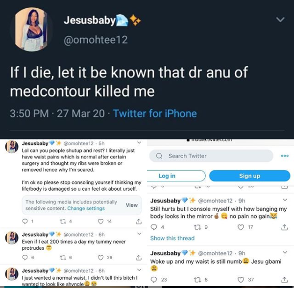 I did plastic surgery and it’s killing me, Nigerian Lady Cries out, advises women
