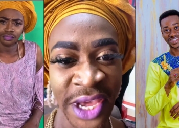 Lateef Adedimeji stirs reactions as he transforms into a stunning woman in a new video