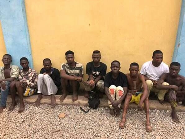 Despite Lockdown in Ogun, robbers terrorise Sango-Ifo; Police arrest 19 suspects (PHOTOS)