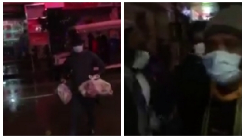 VIDEO: Nigerian consulate distributes food to Nigerians evicted from their home in China