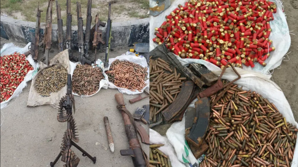 Kidnap kingpin killed in Rivers state, large cache of arms recovered