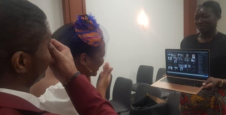 Lockdown: Couple hold online wedding ceremony