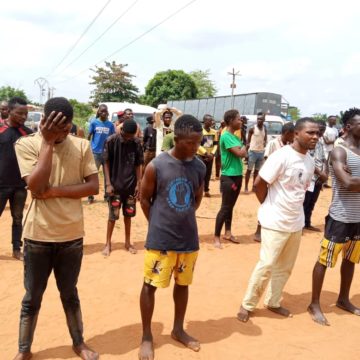 PHOTOS: Police Arrest 150 Suspected Cultists Over ogun unrest