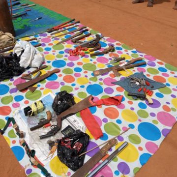 PHOTOS: Police Arrest 150 Suspected Cultists Over ogun unrest