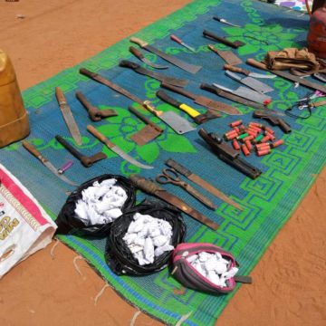 PHOTOS: Police Arrest 150 Suspected Cultists Over ogun unrest