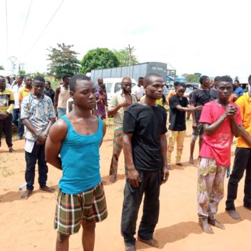 PHOTOS: Police Arrest 150 Suspected Cultists Over ogun unrest