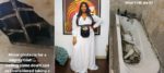 Latasha Ngwube escapes harm as her bathroom ceiling collapses