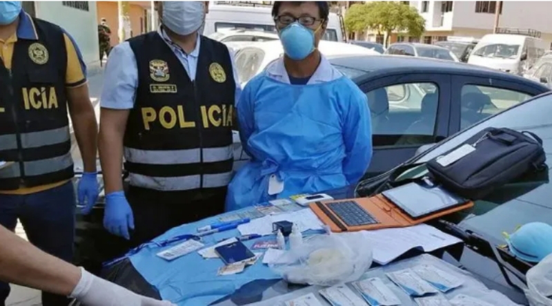 Police arrest Chinese man for illegal COVID-19 testing