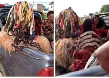 VIDEO: Masquerades arrested in Anambra for defying stay-at-home order during Coronavirus lockdown